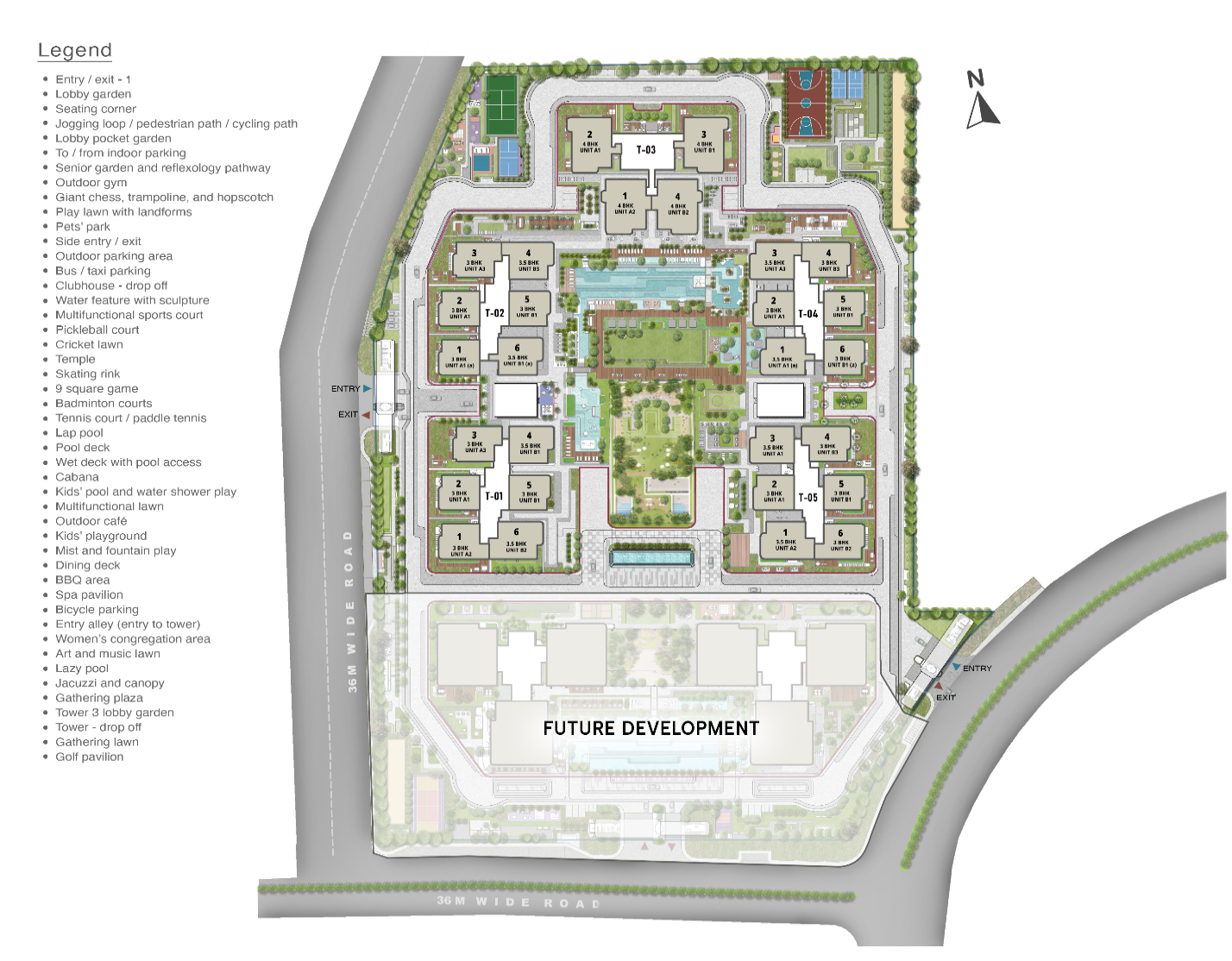 Sattva Lago Neopolis - Maste Plan
