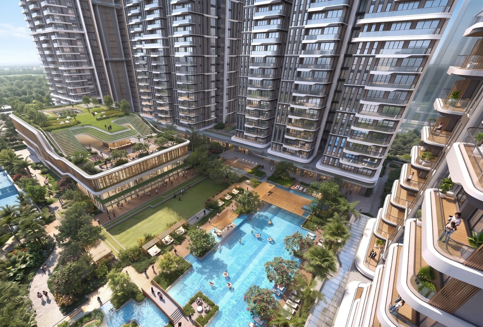 Sattva Lago Neopolis - Central Podium